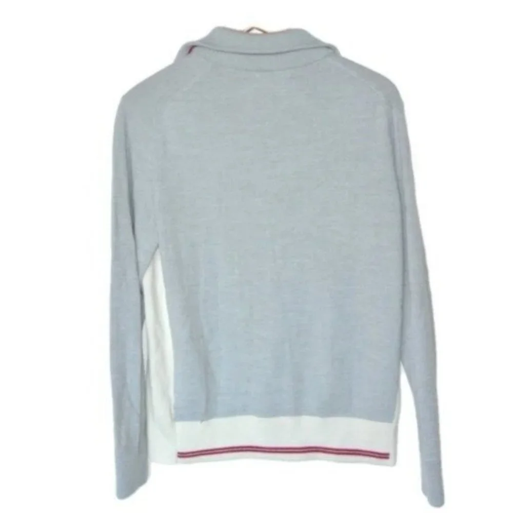 Banana Republic 1/4 zip Sweater Merino Wool Blend size L‎ Large